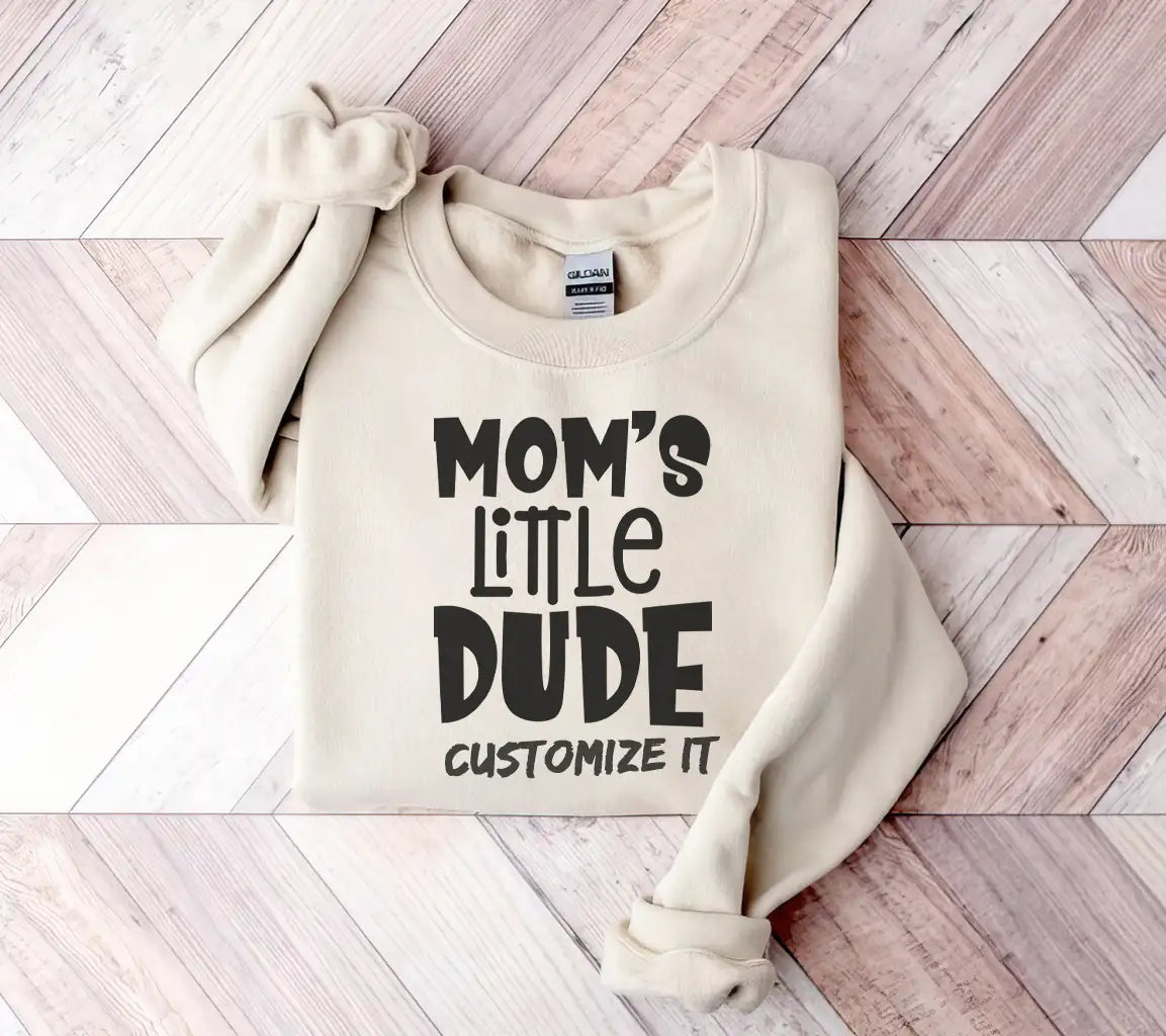 Moms Little Dude  SVG Cut File SVG