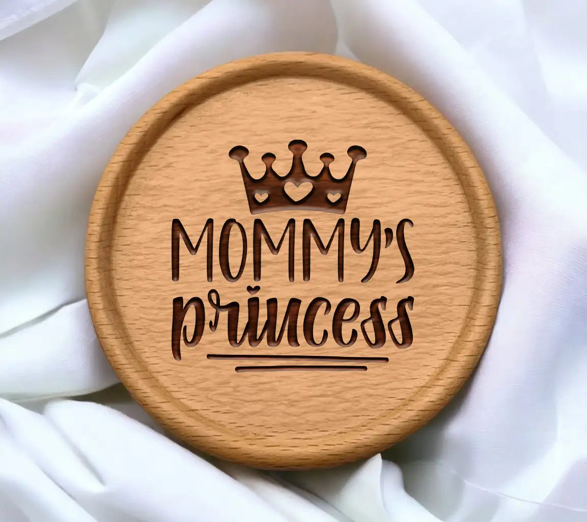 Mommy's Princess Crown SVG -  Logo SVG