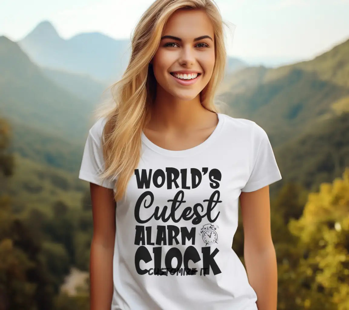 World's Cutest Alarm Clock SVG -  Poster Design SVG