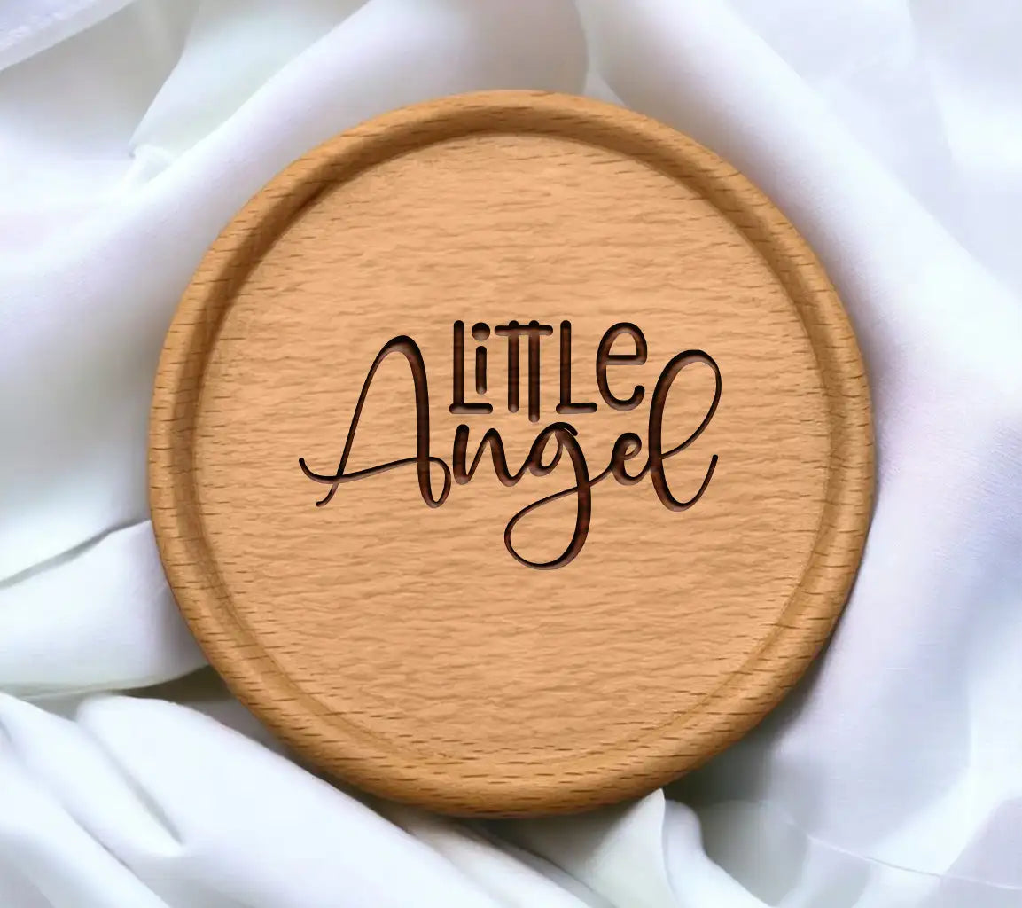 Cursive Little Angel SVG for Baby Designs SVG