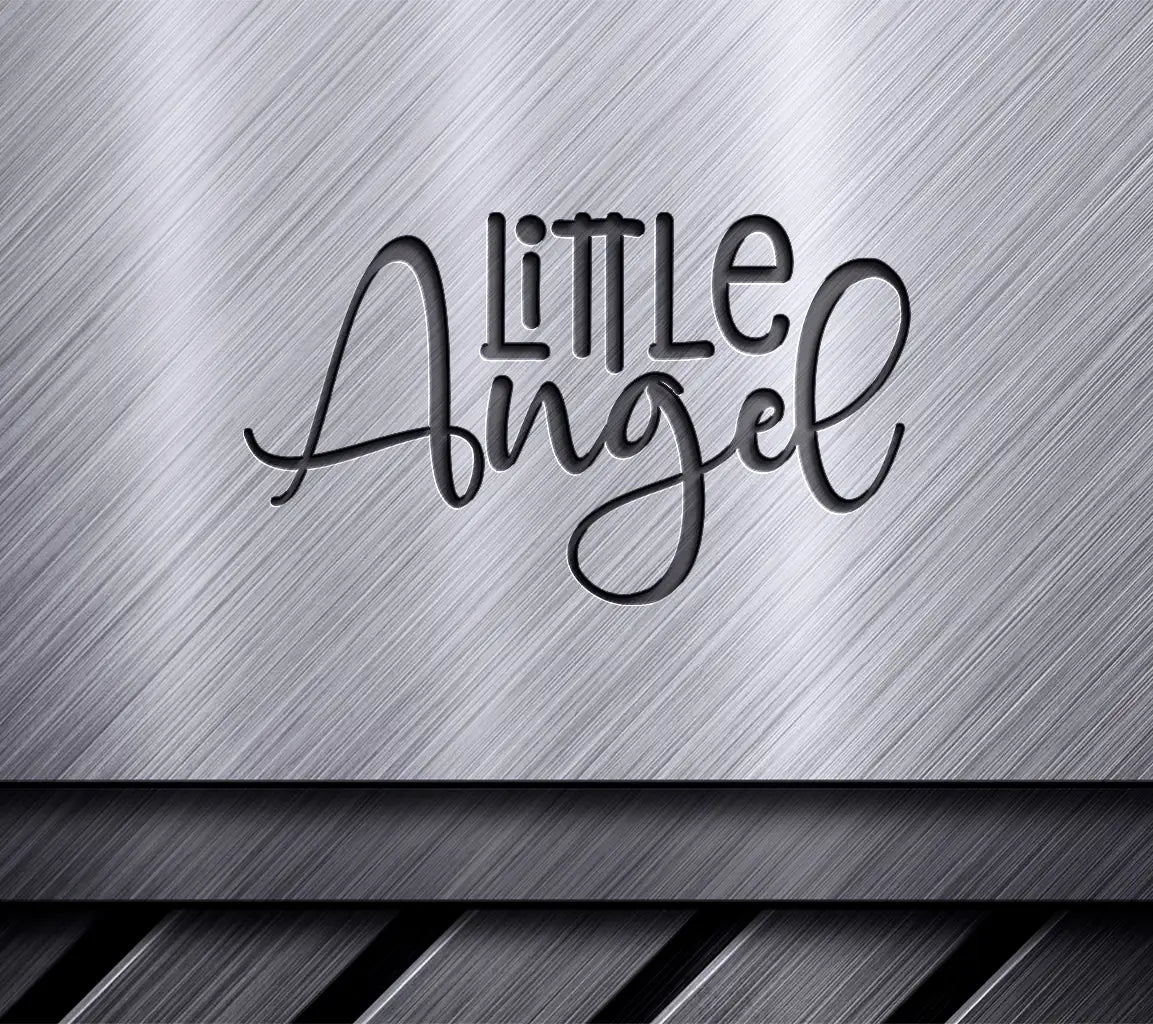 Cursive Little Angel SVG for Baby Designs SVG