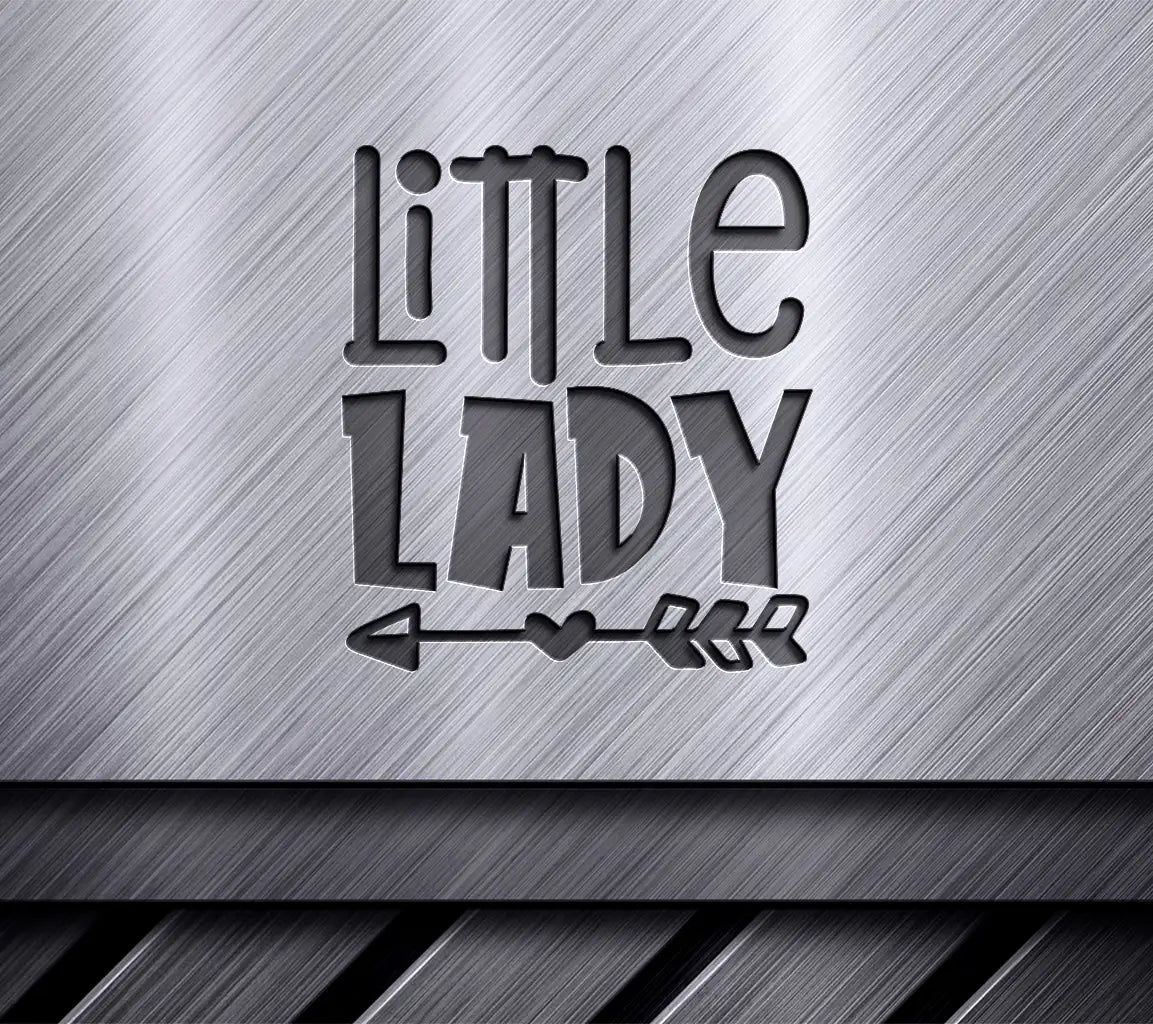 Little Lady SVG with Arrow - Baby Girl Design SVG