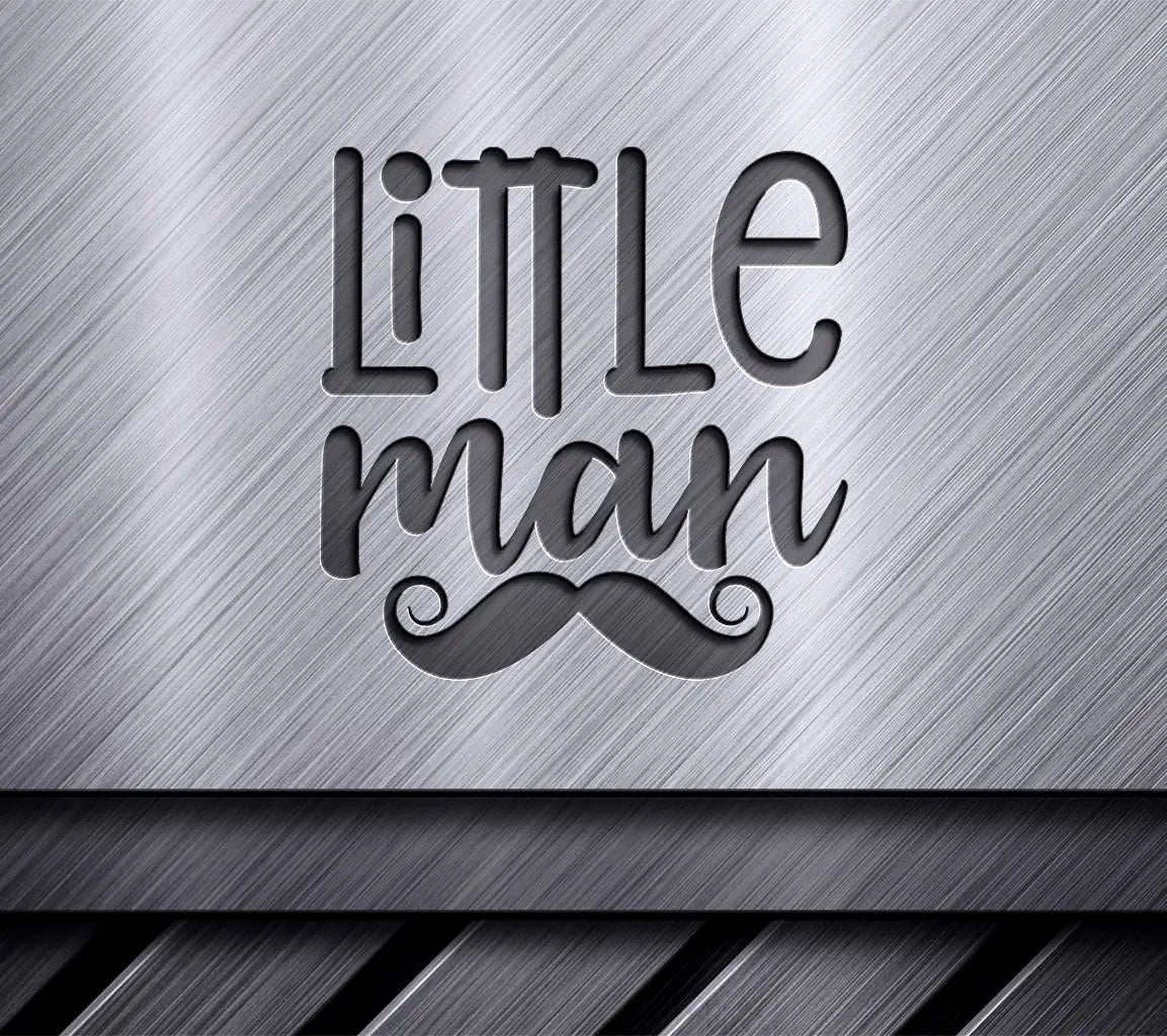 Black Mustache Baby SVG - Little Man Clipart SVG