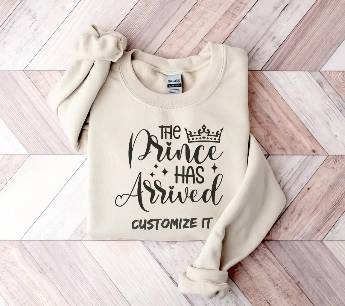  The Prince Has Arrived Crown SVG Cut File SVG