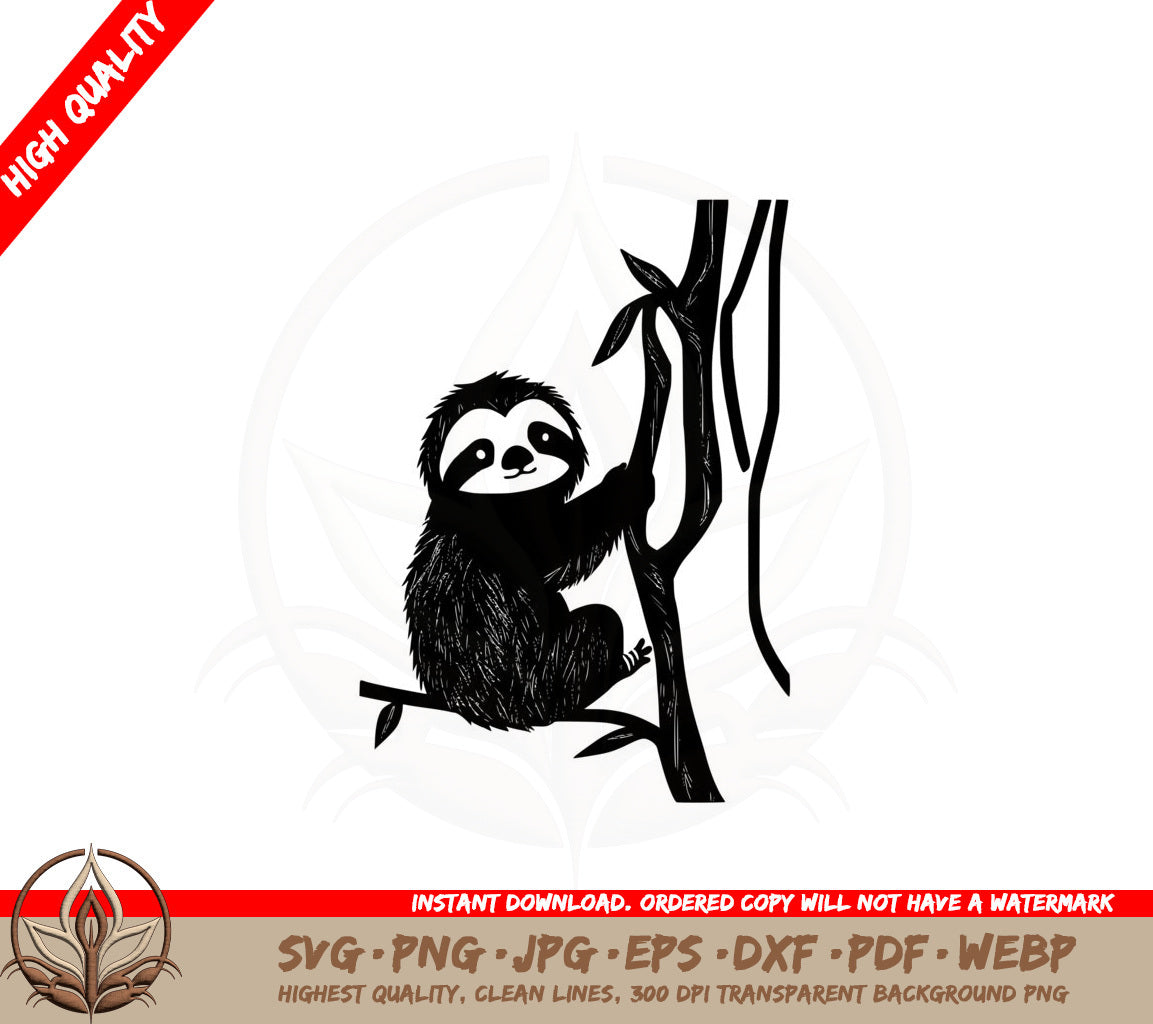 Baby Sloth SVG 