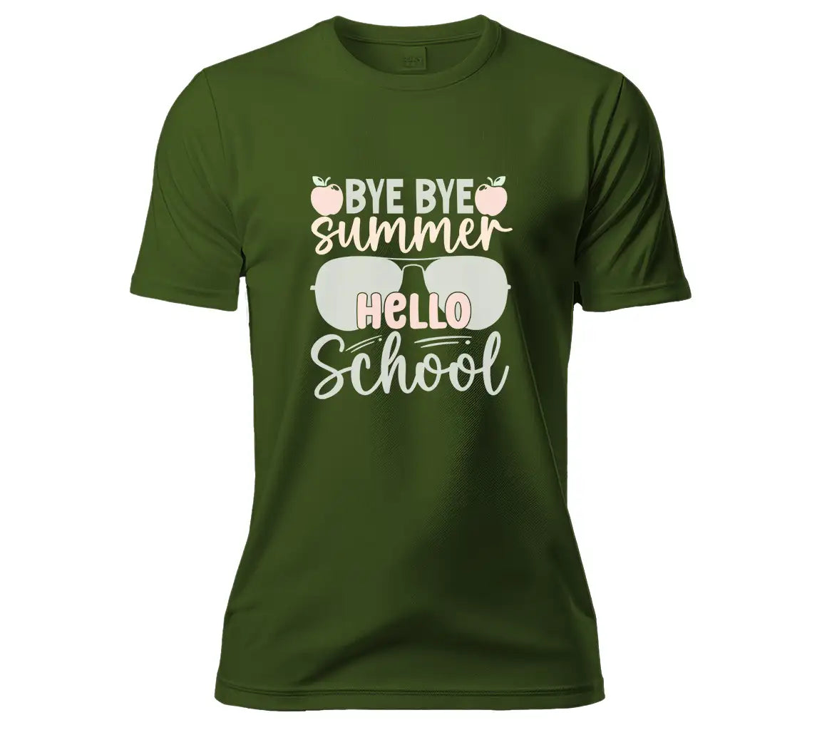 Back to School SVG Bye Bye Summer, Hello School SVG