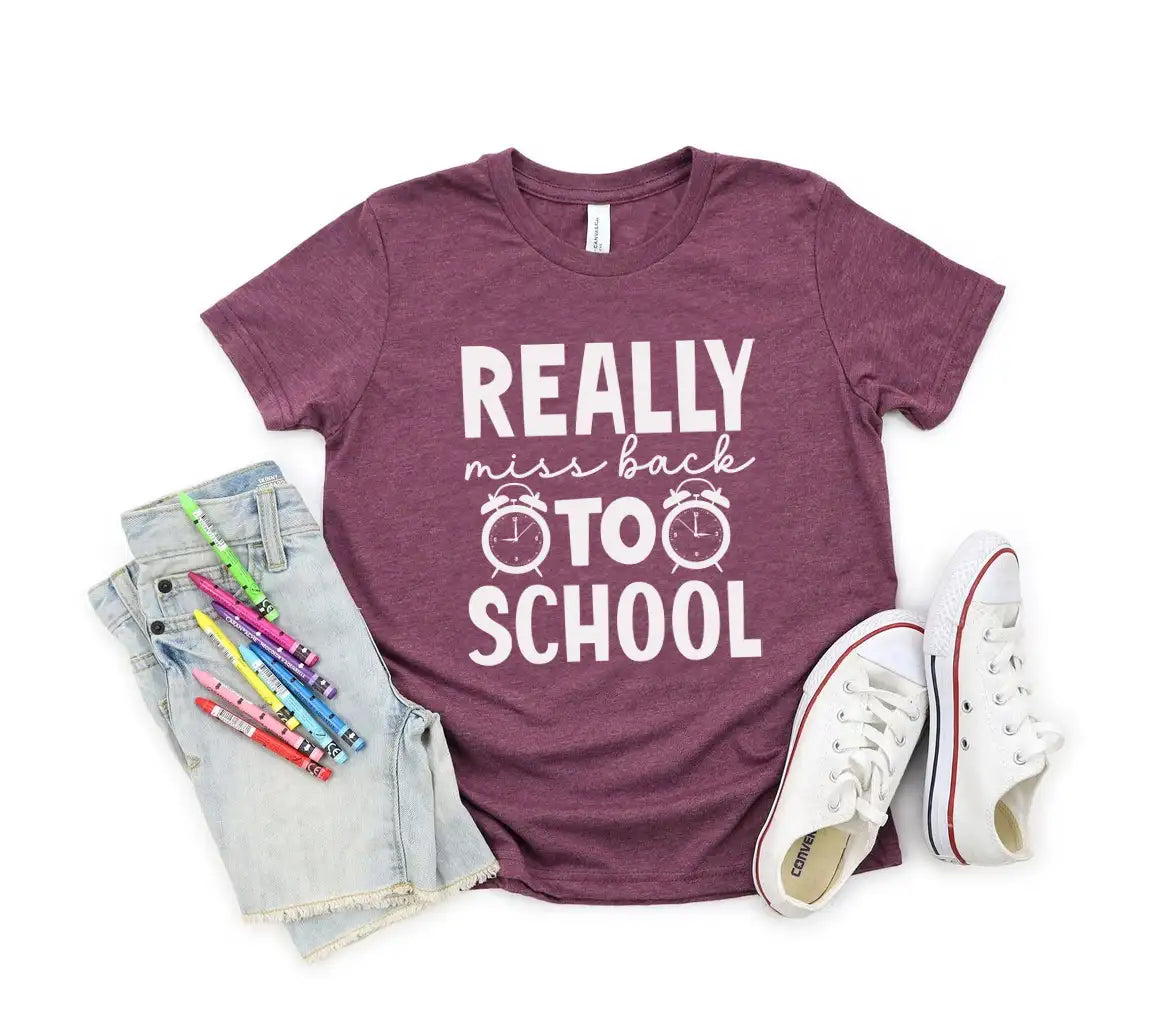 Really Miss Back To School SVG Design - School Sign SVG