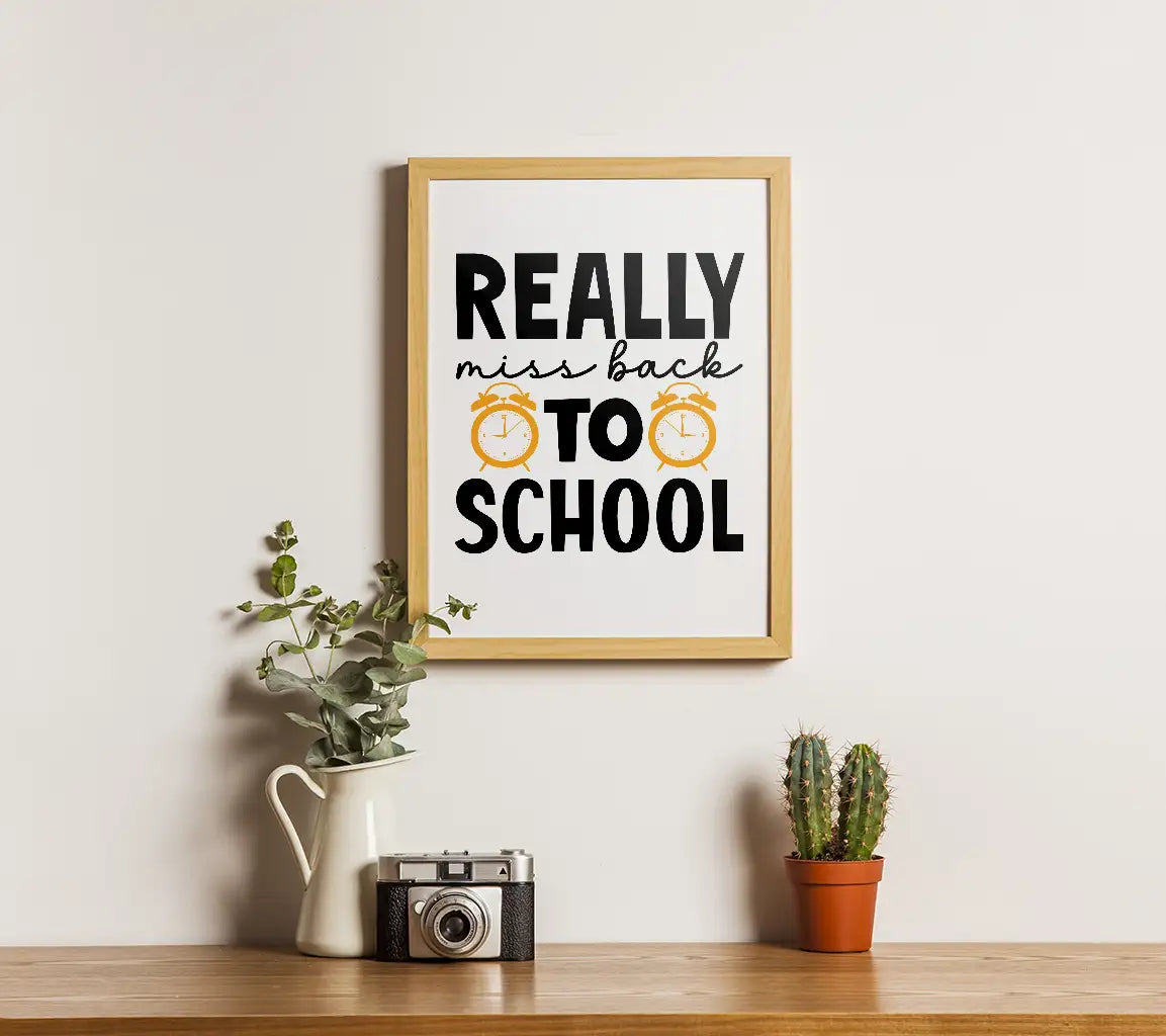 Really Miss Back To School SVG Design - School Sign SVG