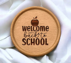 Welcome Back to School Apple SVG Cut File SVG