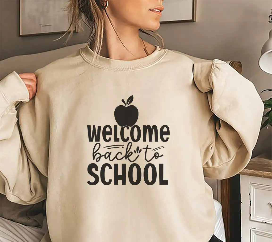 Welcome Back to School Apple SVG Cut File SVG