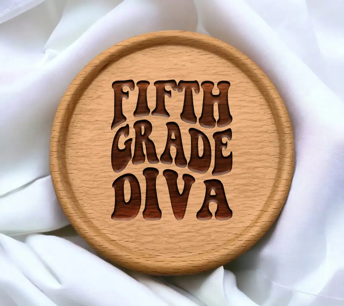 Fifth Grade Diva SVG -  Back-to-School Design SVG