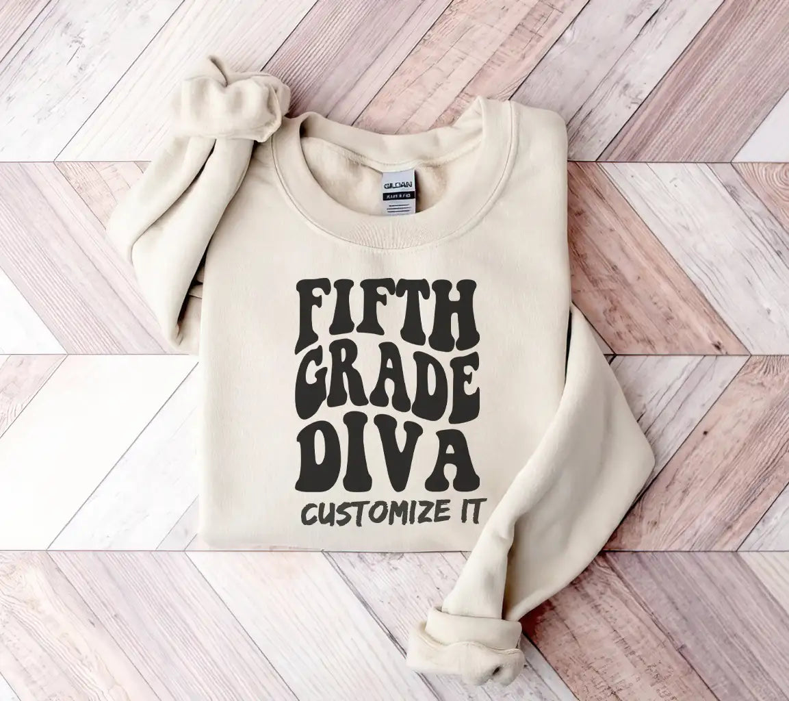 Fifth Grade Diva SVG -  Back-to-School Design SVG