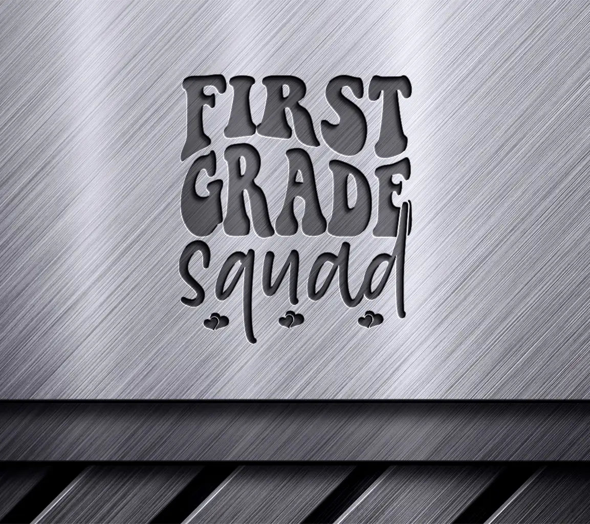 First Grade Squad  Logo SVG - Back to School SVG