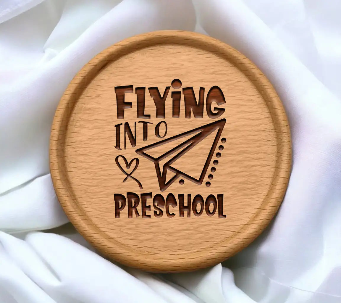 Flying Into Preschool -  Paper Airplane SVG SVG