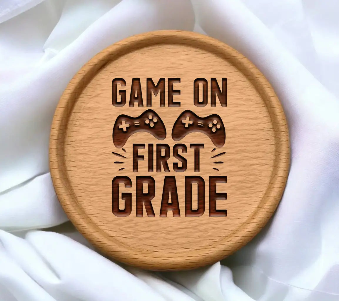 Game On First Grade SVG - Back to School Game Controller Design SVG