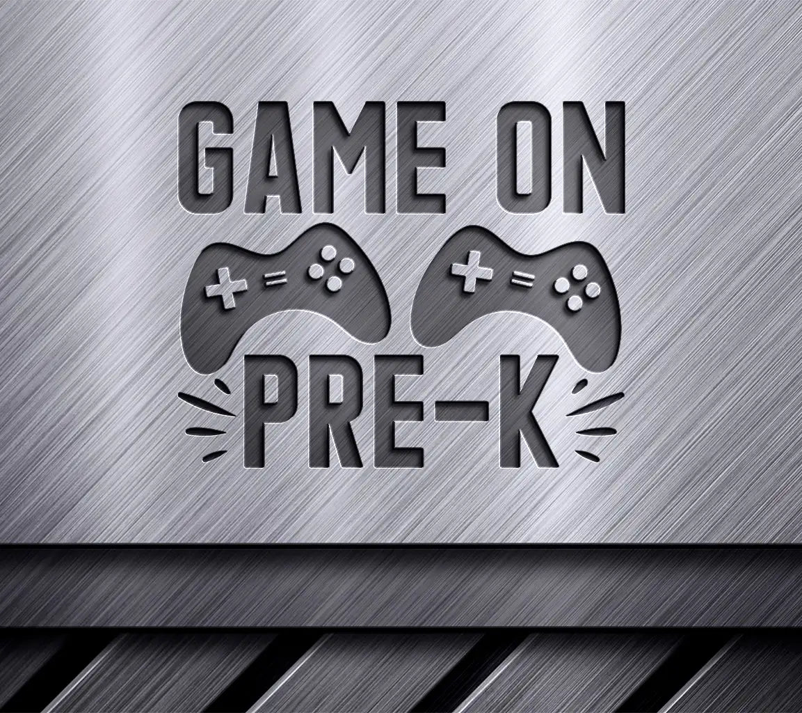 Game On Pre-K SVG Cut File - Back to School Design SVG