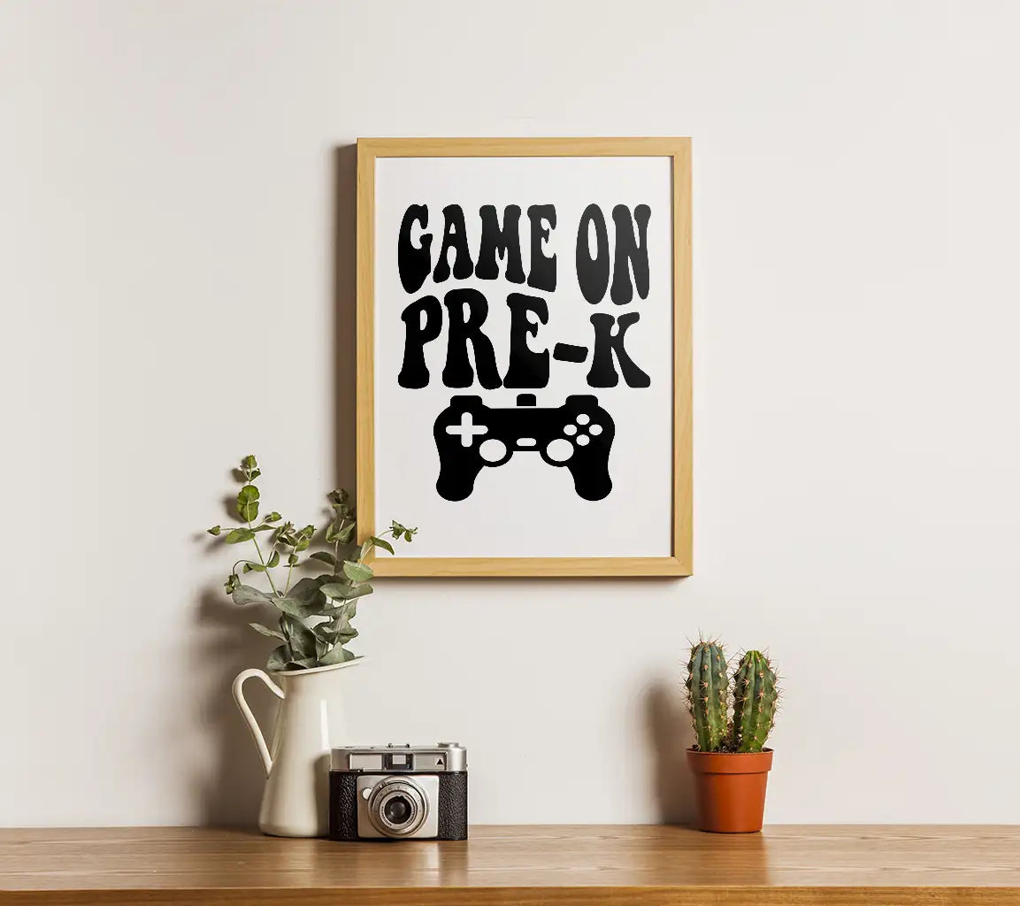 Game On Pre-K SVG - Back-to-School Game Controller Design SVG