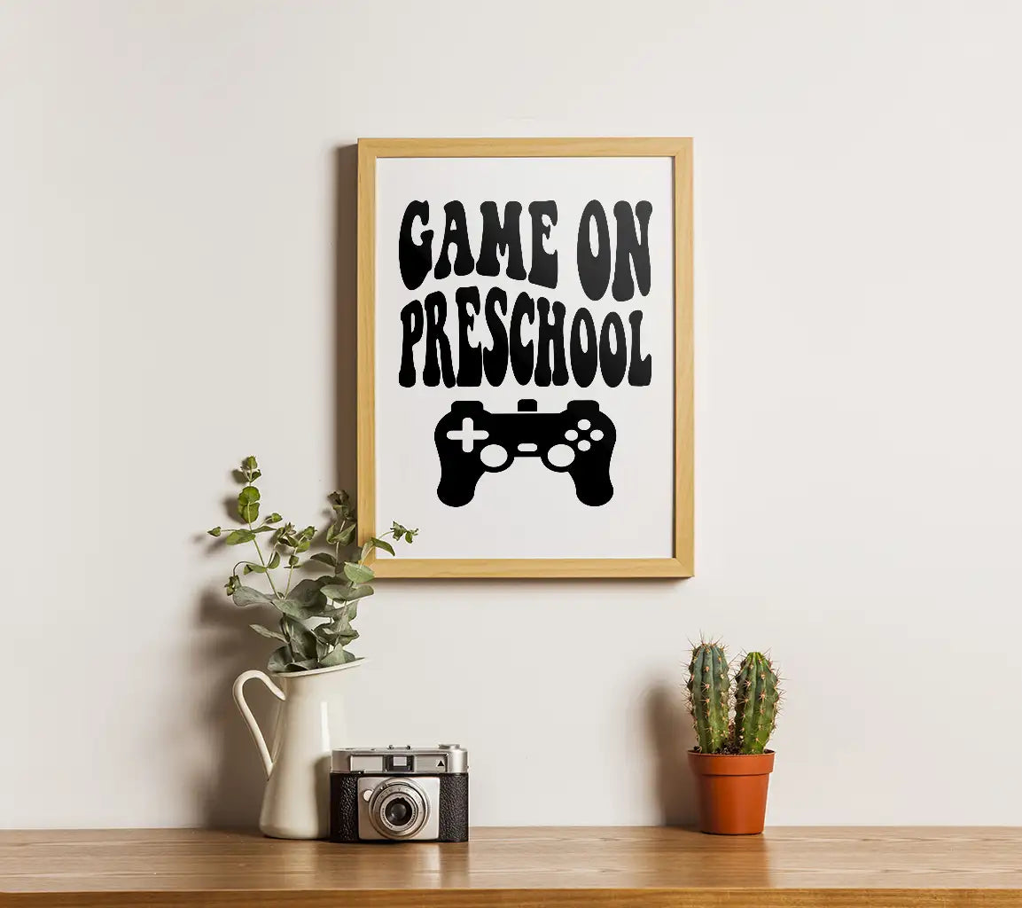 Game On Preschool SVG - Back-to-School Controller Design SVG