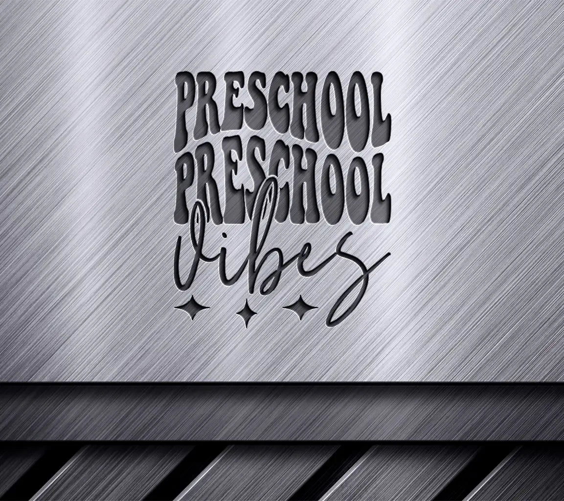  Preschool Vibes SVG Logo - Back-to-School Graphics SVG