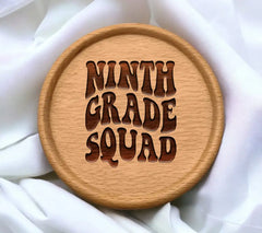 Ninth Grade Squad SVG -  Back-to-School Design SVG