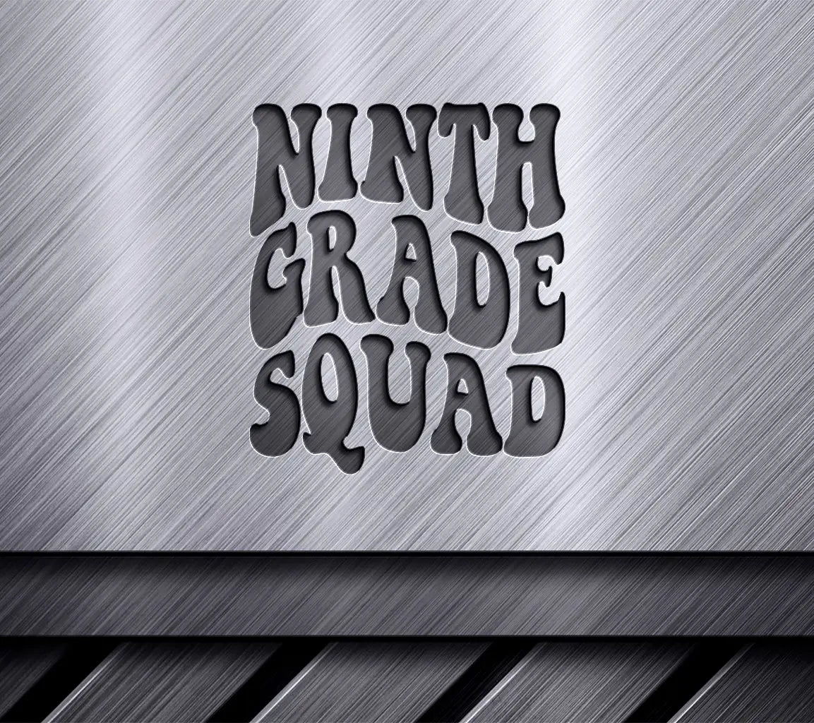 Ninth Grade Squad SVG -  Back-to-School Design SVG