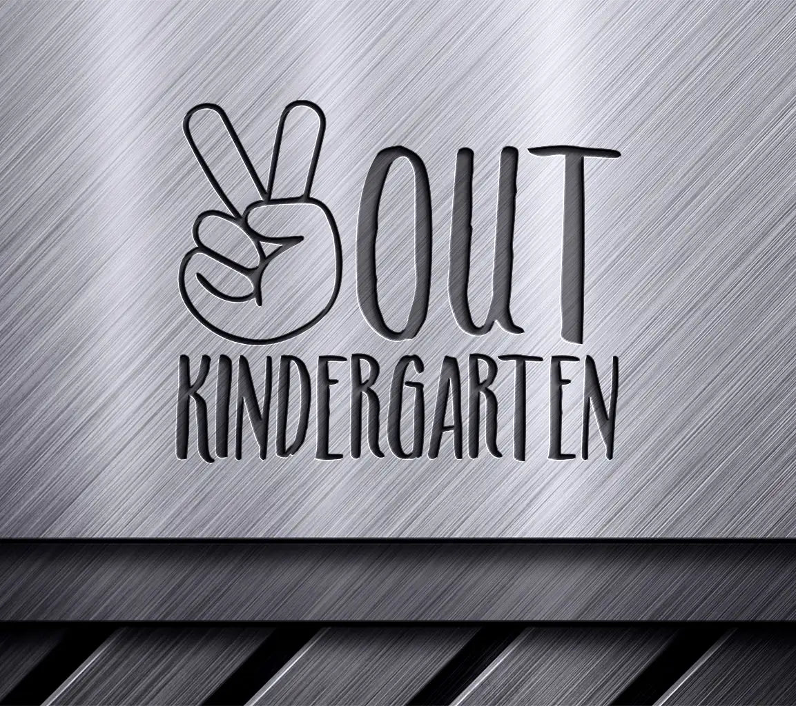  Peace Sign Kindergarten SVG - Back to School SVG