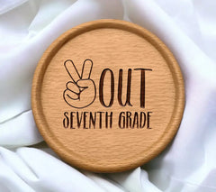 Seventh Grade Peace Sign Logo SVG -  - Back to School SVG