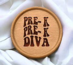 Pre-K Diva SVG -  Logo - Back to School Design SVG