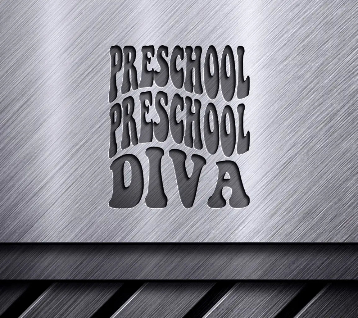  Preschool Diva SVG - Back to School Design SVG