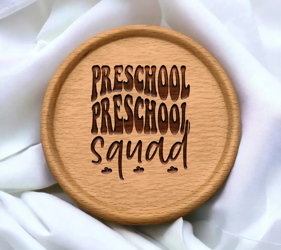 Preschool Squad SVG -  Back-to-School Design SVG