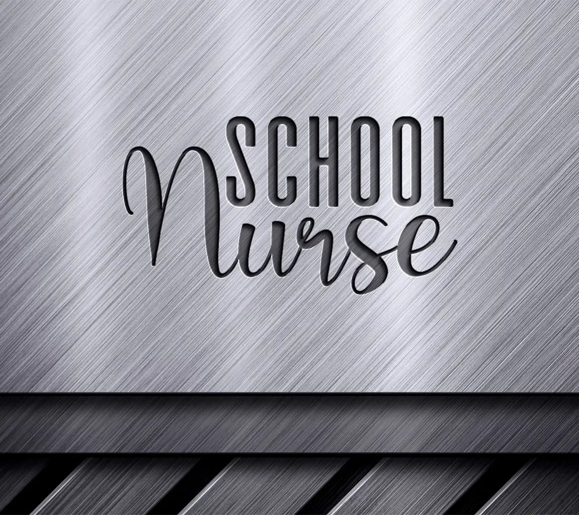  School Nurse Logo SVG - Back to School Design SVG