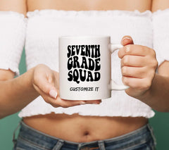 Seventh Grade Squad SVG -  Back to School Design SVG