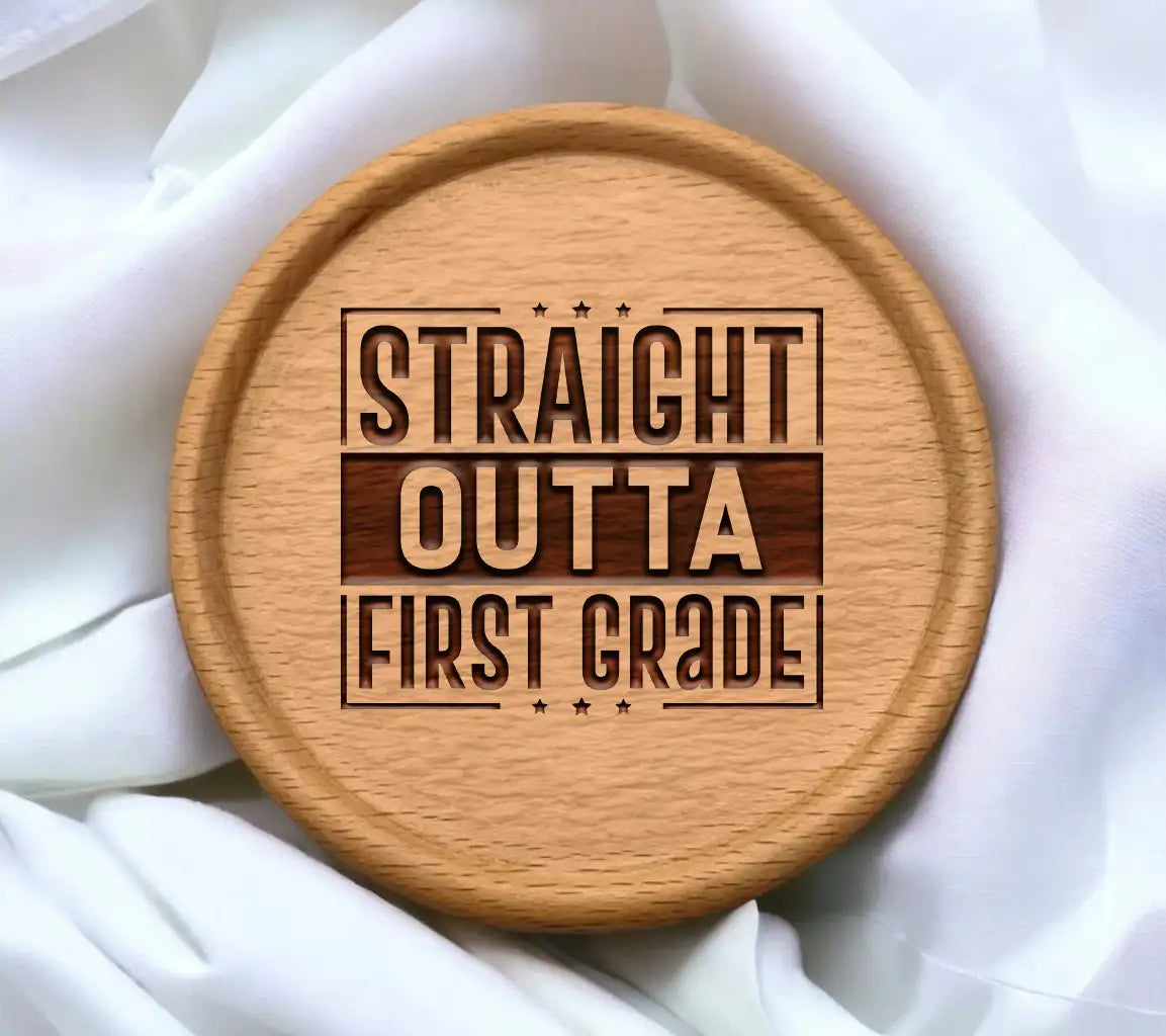 Straight Outta First Grade SVG -  Sign SVG