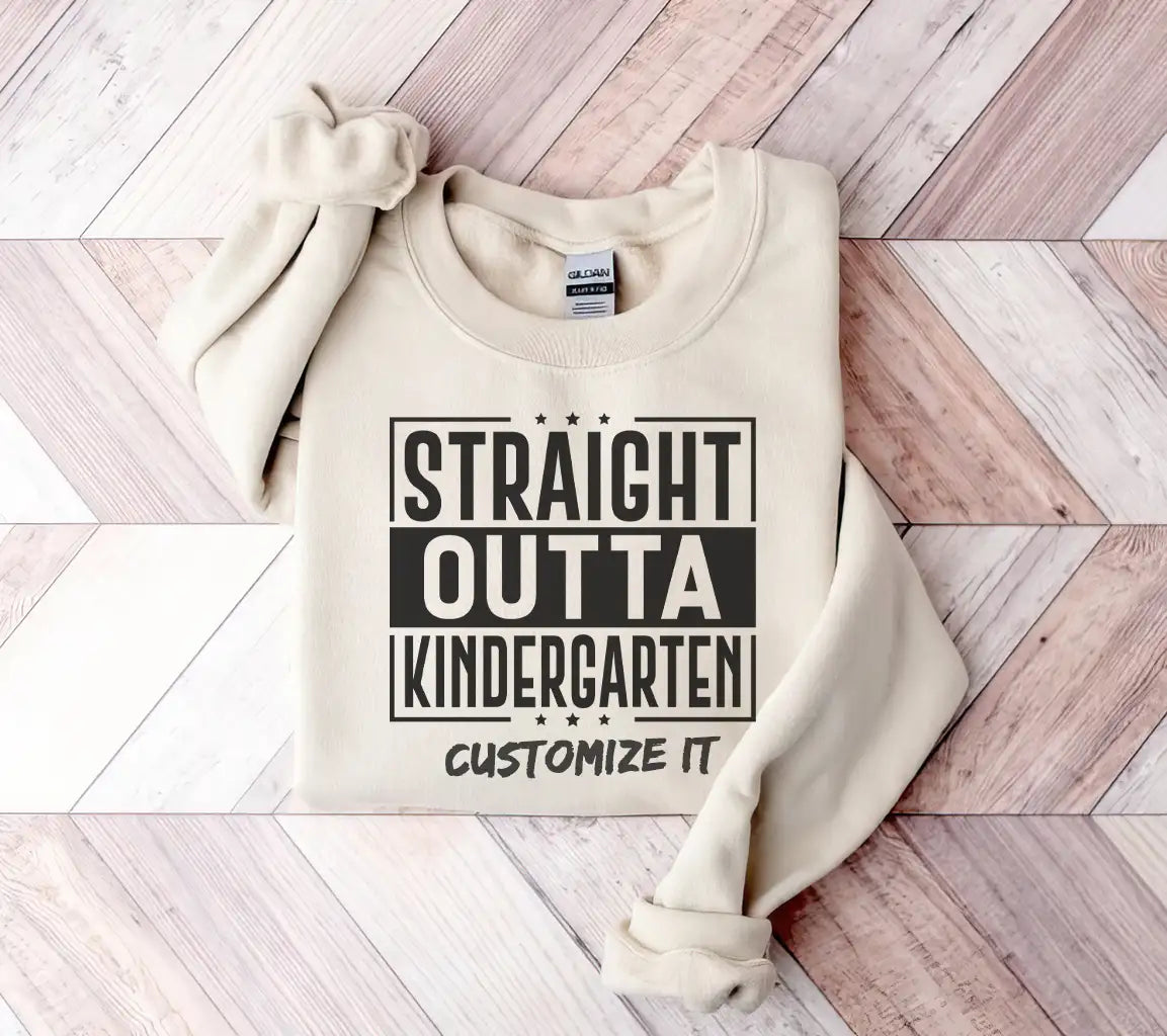 Straight Outta Kindergarten SVG -  Sign SVG