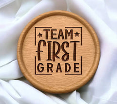 Team First Grade  SVG Logo - Back to School SVG