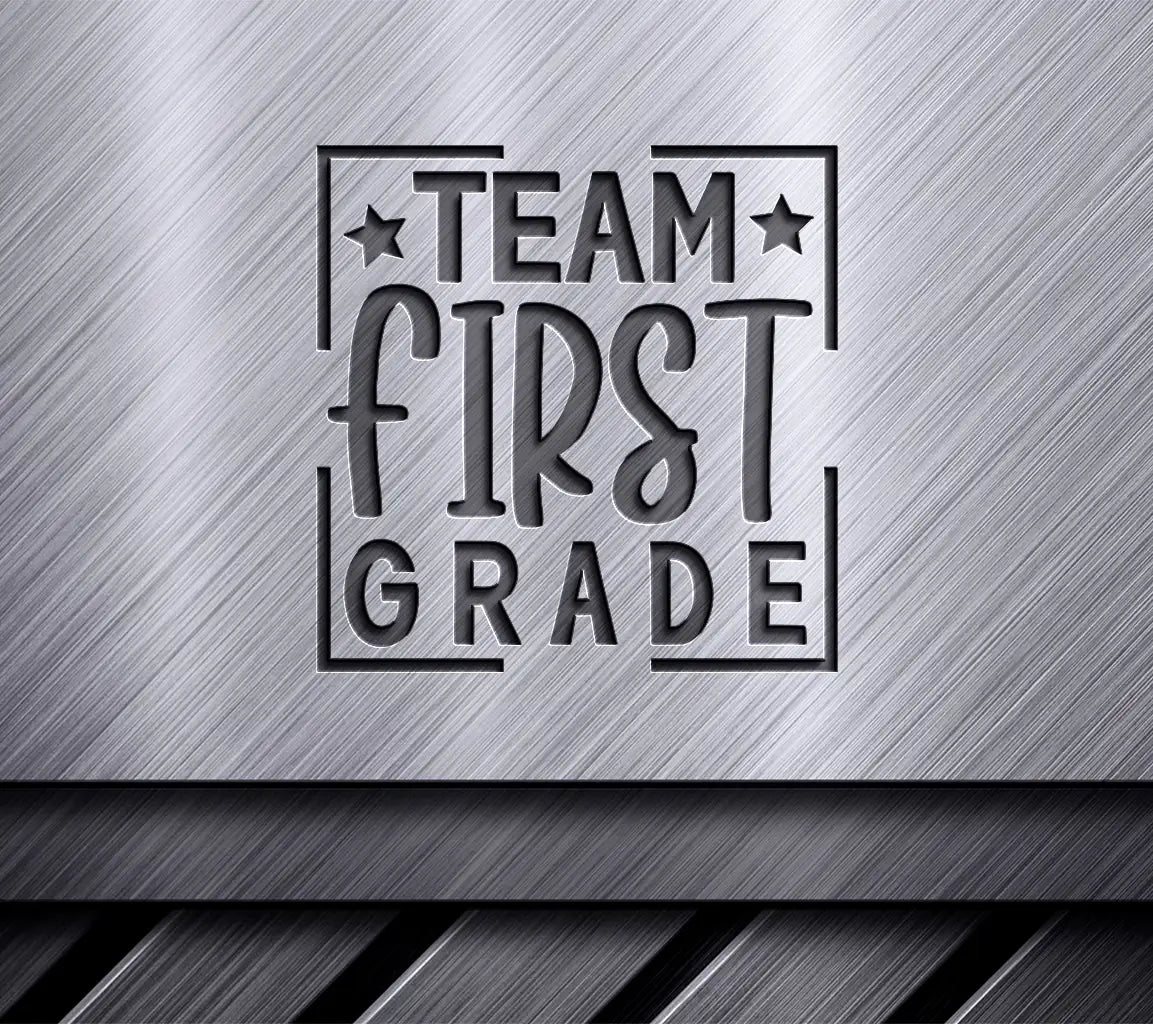 Team First Grade  SVG Logo - Back to School SVG