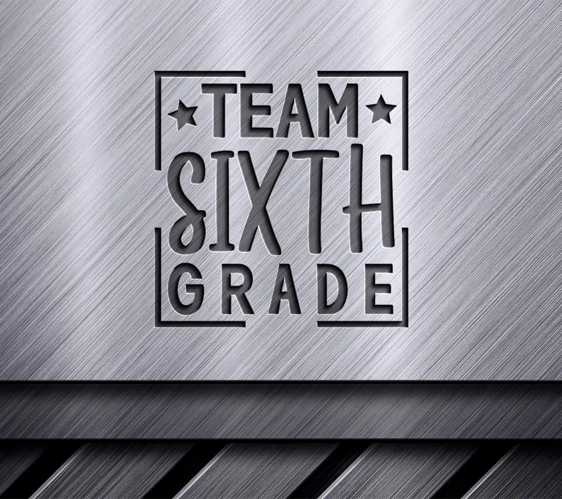 Team Sixth Grade  Logo SVG - Back to School SVG