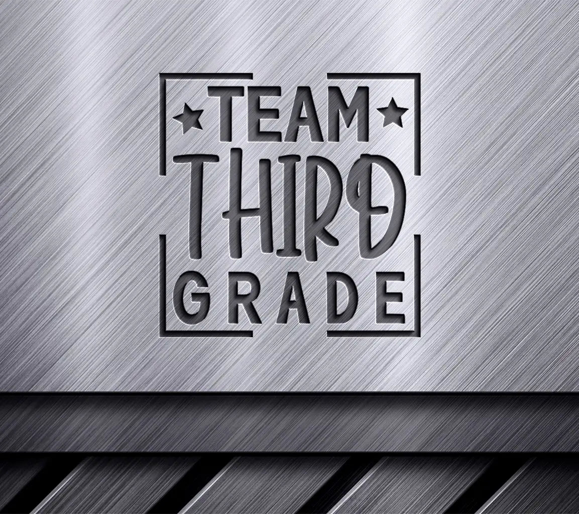 Team Third Grade  Logo SVG - Back to School SVG