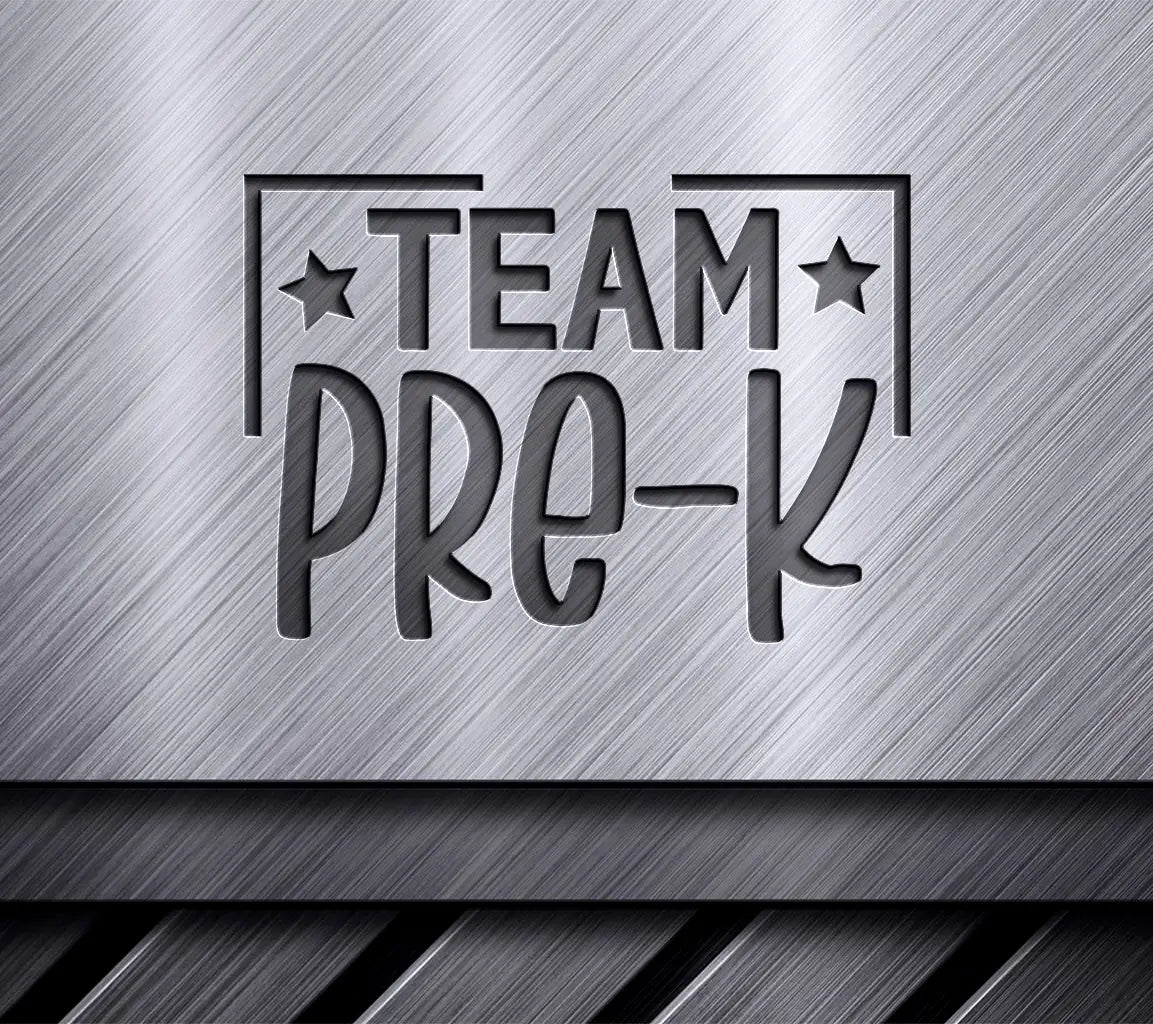  Star Logo SVG - Team Pre-K Back to School SVG