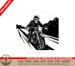 Bad to the Bone SVG PNG JPG AI PDF DXF EPS WebP - Digital Download 