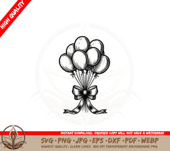 Balloons Aloft SVG Cut File Balloons Aloft SVG Balloons Aloft Digital Download  Balloons Aloft SVG 