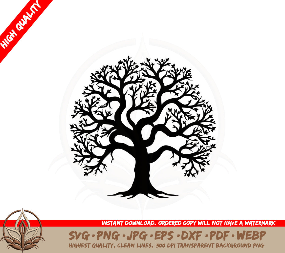 Bare Tree SVG PNG JPG AI PDF DXF EPS  WebP Digital Download 