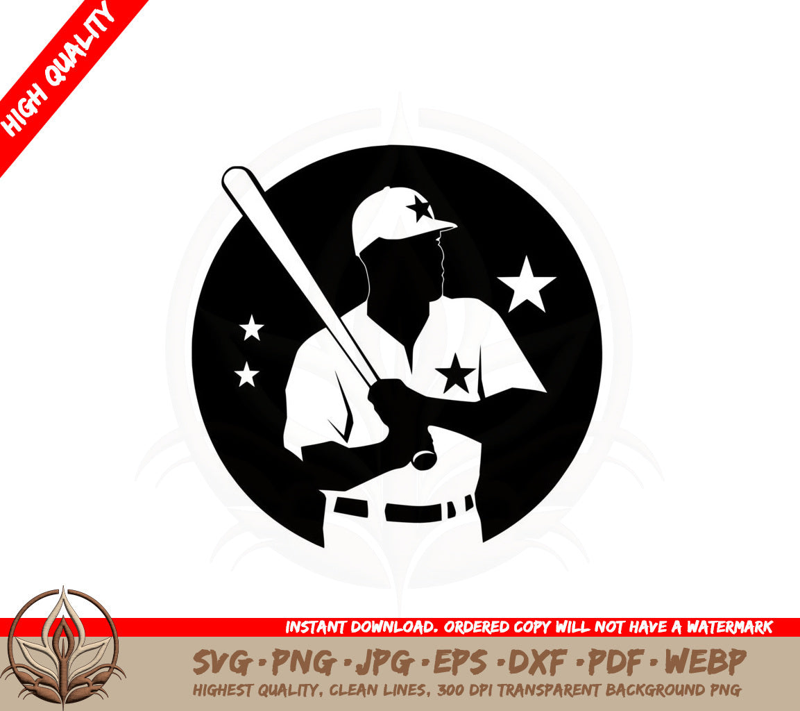 Baseball All-star Team SVG Cut File All Star Sports Team SVG Sports SVG Baseball SVG Svg Files for Cricut Silhouette Cut Files Digital Download SVG 