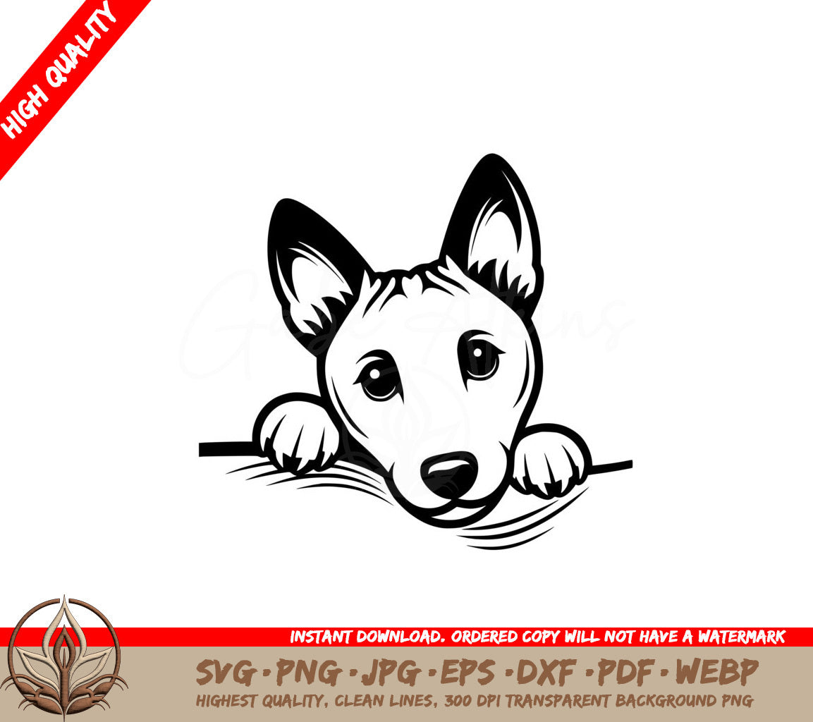 Basenji Puppy Paws SVG