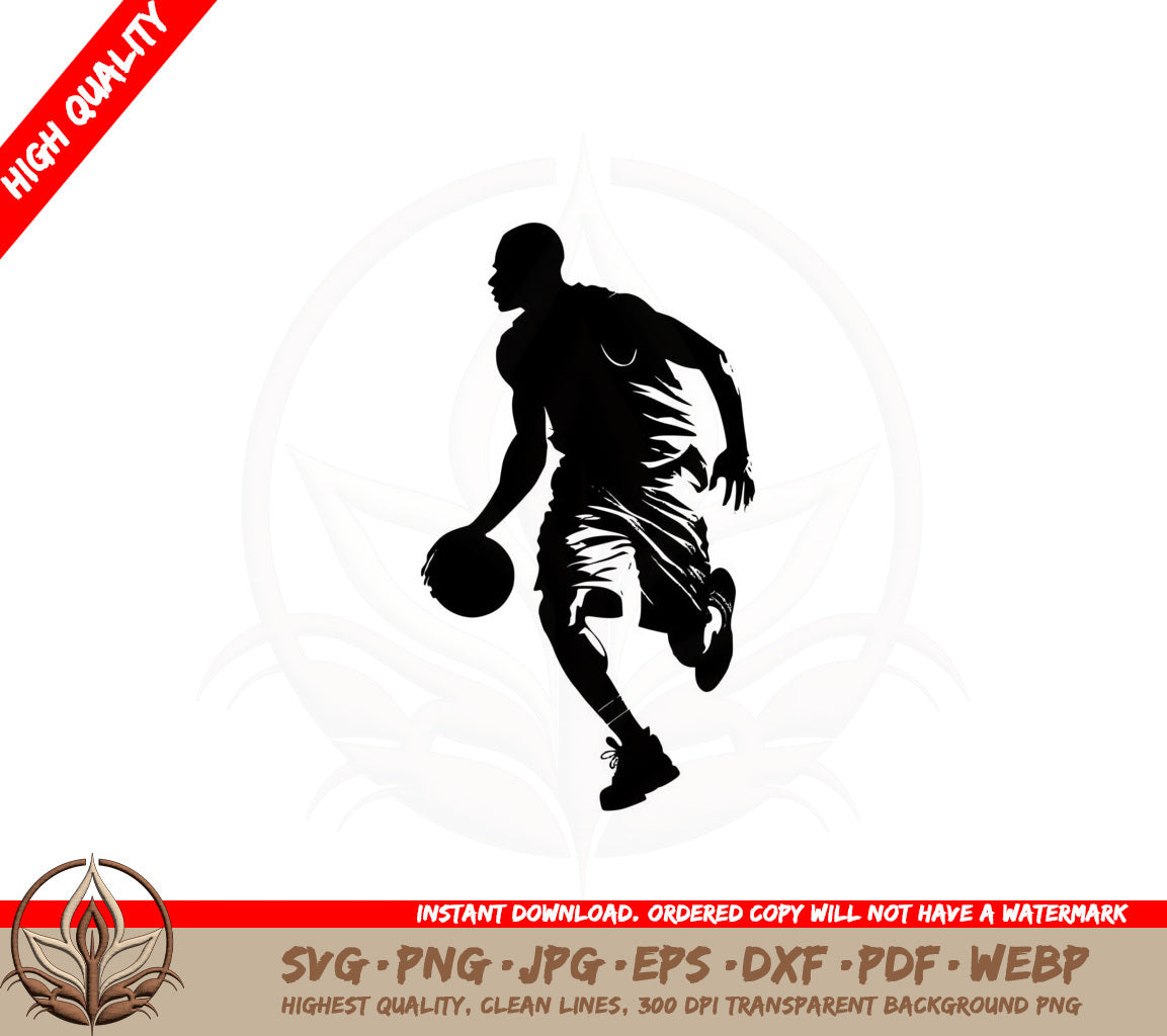 Basketball SVG PNG JPG AI PDF DXF EPS and WebP Digital Cut File 