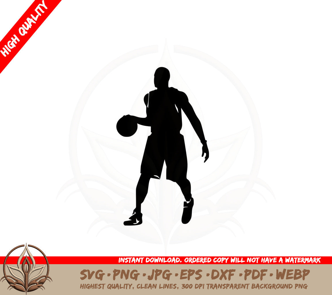 Basketball Baller SVG Cut File Design Download 