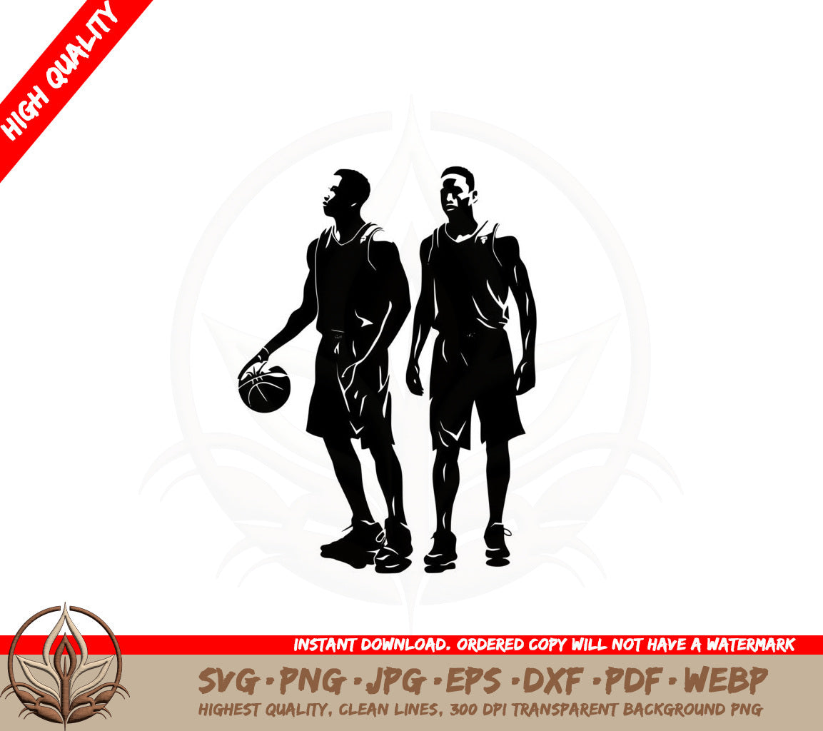 Basketball Power Players SVG Cut File 