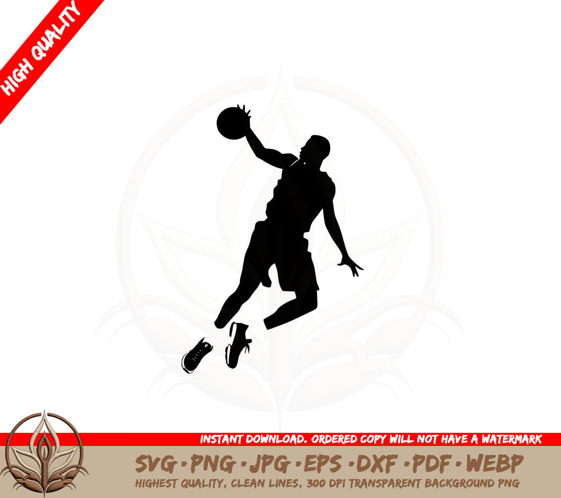 Basketball Slam Dunk SVG  