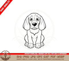 Basset Hound SVG - Digital Download  