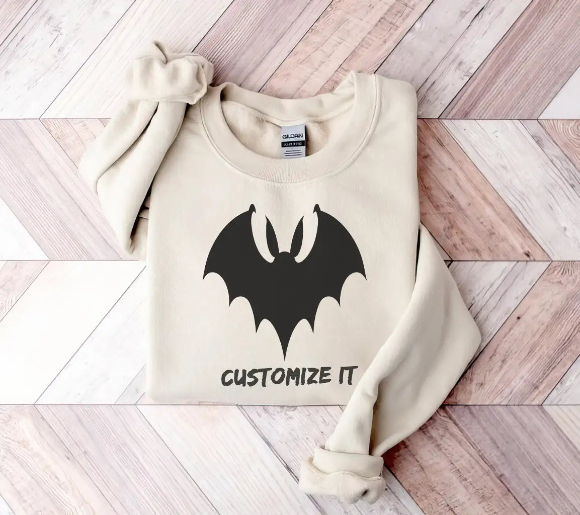  Bat Silhouette SVG - Halloween Design Vector SVG